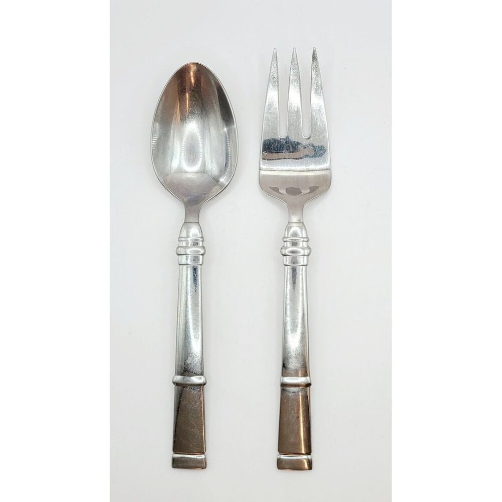 Ralph Lauren Montgomery Flatware Silverware 31 pieces w/ Serving Fork and Spoon